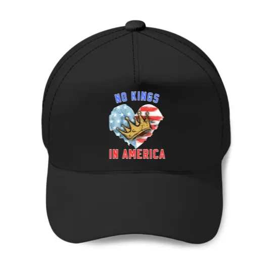 Discover No Kings In America Baseball Caps