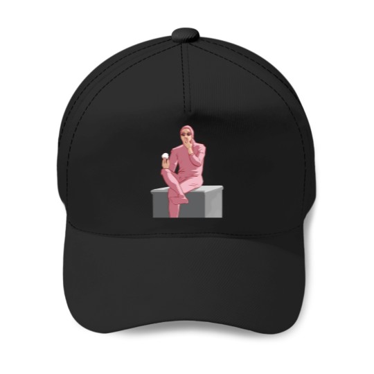 Discover Pink-Guy---Rice-Ball T-Shirt Baseball Caps