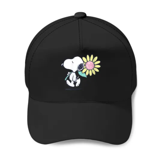 Discover s snoopy and daisy vneck Baseball Caps