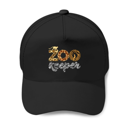 Discover zookeeper african animal zebra leopard print savanna life Baseball Caps