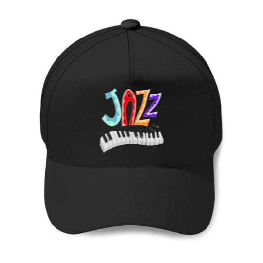Discover Jazz-Lettering T-Shirt Baseball Caps