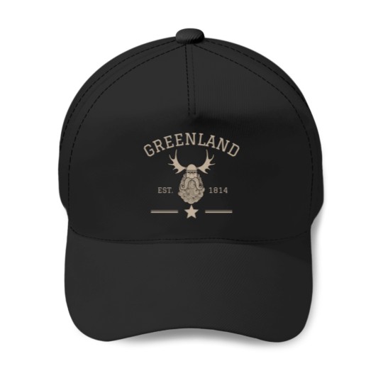 Discover Greenland Viking Vintage Athletic Baseball Caps