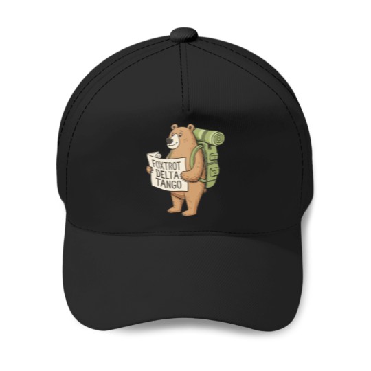 Discover Bear Foxtrots Deltas Tangos Funny Bear Foxtrots Deltas Tango Baseball Caps