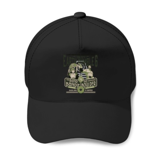 Discover Mens Funny Vintage Earth Rumble Men Who Love Baseball Caps