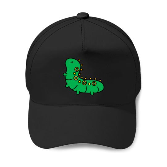 Discover Cute Happy Caterpillar Baseball Caps