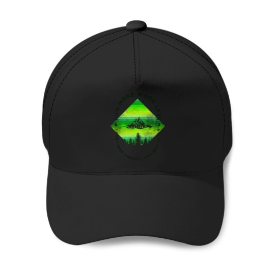 Discover Run More Work Less Funny Trails Running Marathon 2736 Baseball Caps