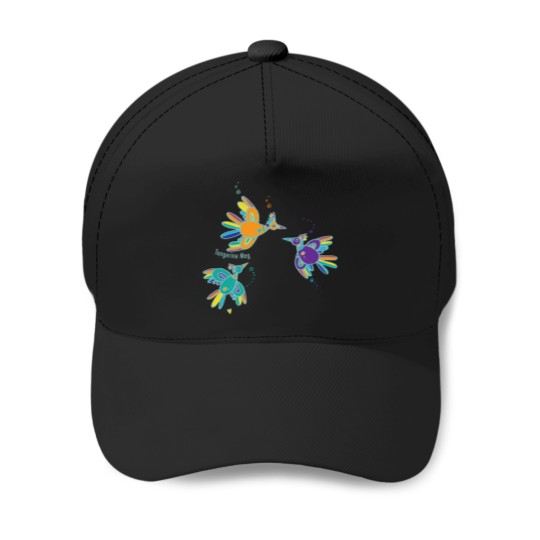 Discover Feathered Friends in Flight Premium Scoop Baseball Caps
