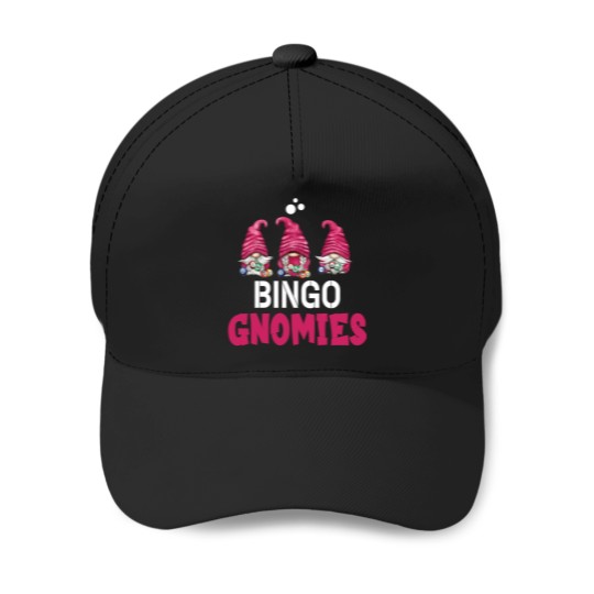Discover Bingo Gnomies Women Men Funny Bingo Baseball Caps