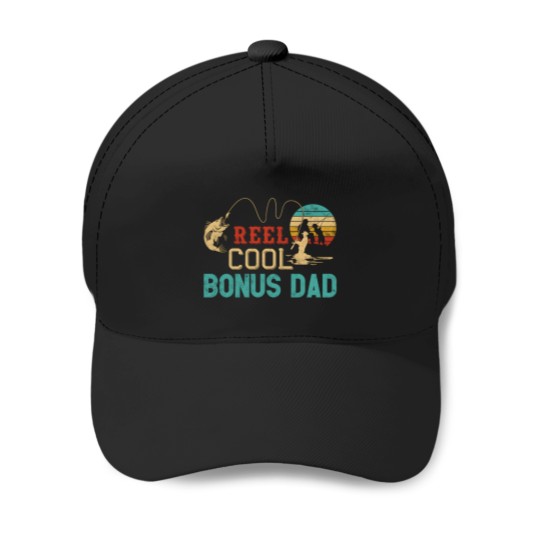 Discover Reel Bonus Dad Fishing FatherS Day Fisher Dad Baseball Caps