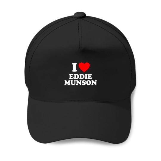 Discover I love Ed munson st4 Baseball Caps