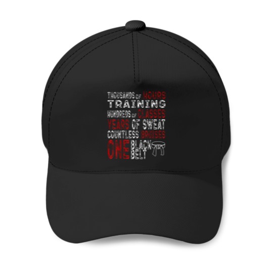 Discover Black-Belt-Taekwondo-Gifts-Mixed-Martial-Arts-Training-Cool-T-Shirt Baseball Caps