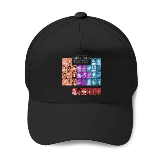 Discover Disneyyy-Princess-Periodic-Table-Fairy-Tales-Sweatshirt-Sweatshirt Baseball Caps