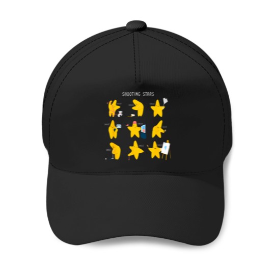 Discover Shooting-Stars-Funny-Apparel-T-Shirt Baseball Caps