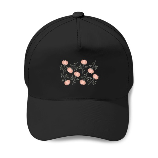 Discover Pastel-Colored-Floral-Pattern-2 T-Shirt Baseball Caps