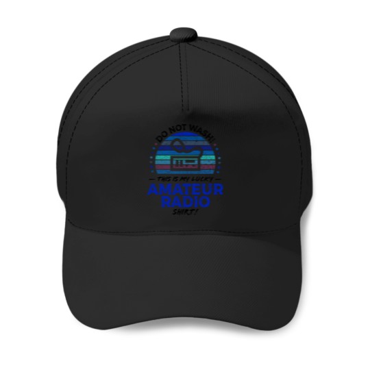 Discover Amateur Radio Operator Ham Quote Baseball Caps