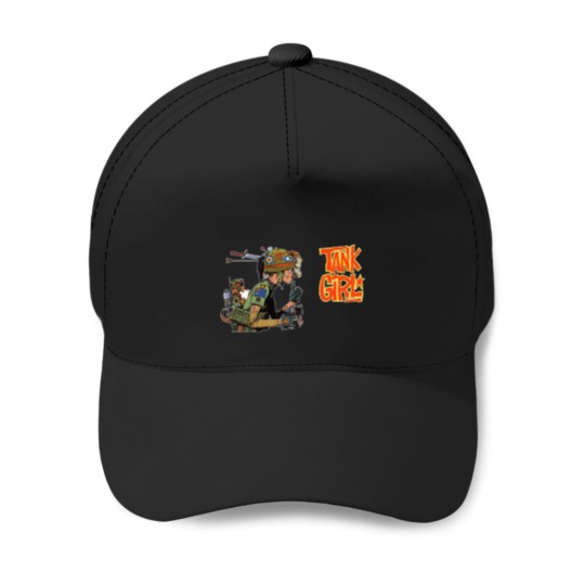 Discover Tank Girl  On Patrol Glossy Baseball Caps