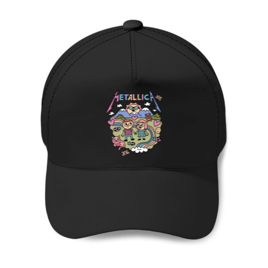 Discover metal band 2 Baseball Caps