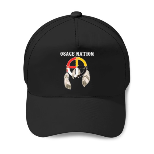 Discover Osage Nation Indian Medicine Wheel T-Shirt Baseball Caps