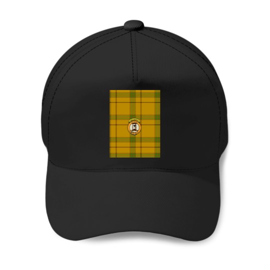 Discover Houston Scottish Tartan and Crest Baseball Caps