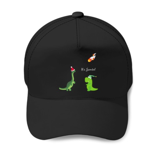 Discover It'S-Santa---Silly-Dinosaurs-Extinction T-Shirt Baseball Caps
