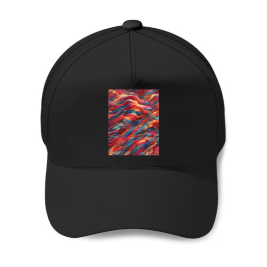 Discover Marvelous-Colorful-Line-Pattern-(9) T-Shirt Baseball Caps