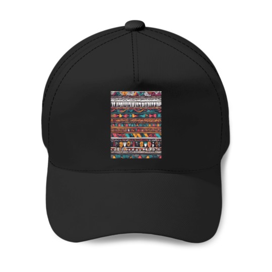 Discover Spectacular-Colorful-Line-Pattern-(1) T-Shirt Baseball Caps