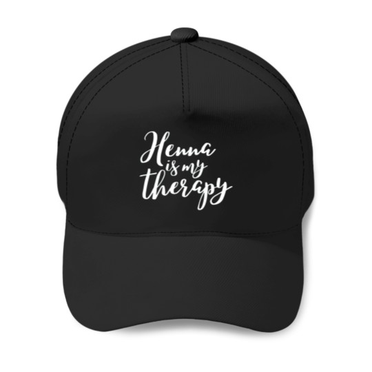Discover Henna is my therapy Baseball Caps