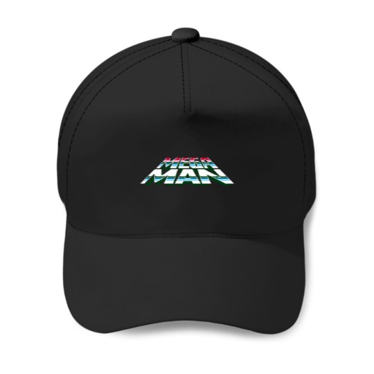 Discover Megaman logo Baseball Caps