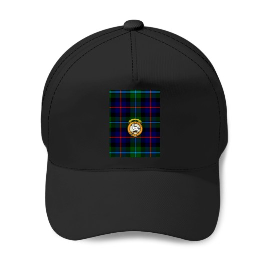 Discover Campbell of Cawdor Scottish Tartan and Crest Baseball Caps