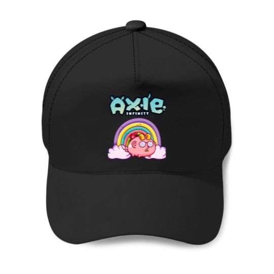 Discover Cloudy rainbows Axie Infinity Baseball Caps