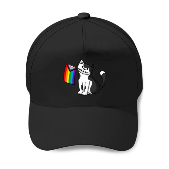 Discover Progress Pride  Pride Cat Baseball Caps