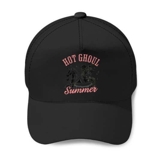 Discover Women Funny Halloween Hot Ghoul Summer Summerween Baseball Caps