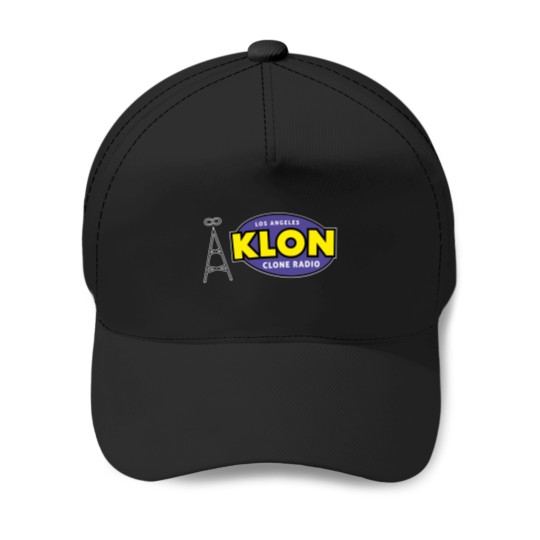 Discover KLON Los Angeles Clone Radio station logo 1 Baseball Caps