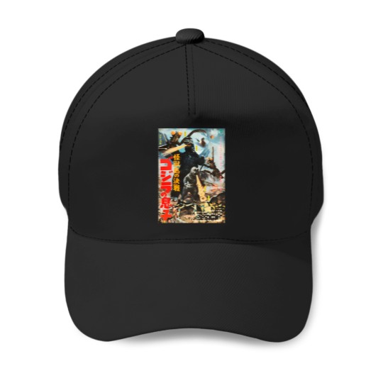 Discover 820-Kings-Of-The-Monsters---Monsters-Zeros-Ones-Dagons T-Shirt Baseball Caps