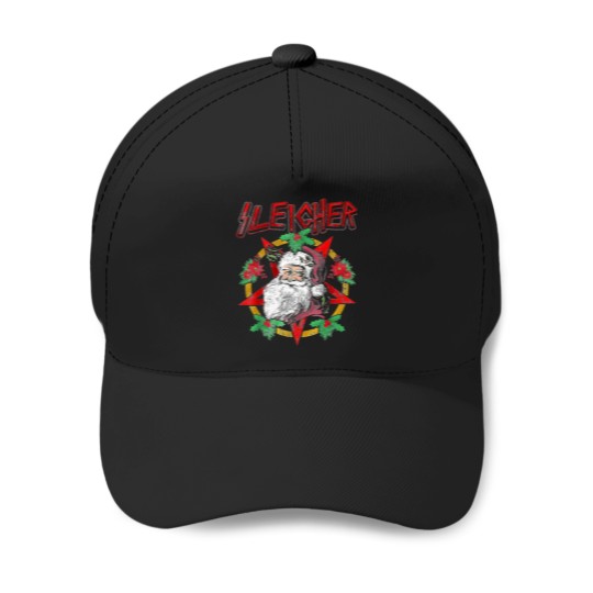 Discover Sleigher-Heavy-Metal-Santa-Claus-Christmas-Xmas T-Shirt Baseball Caps