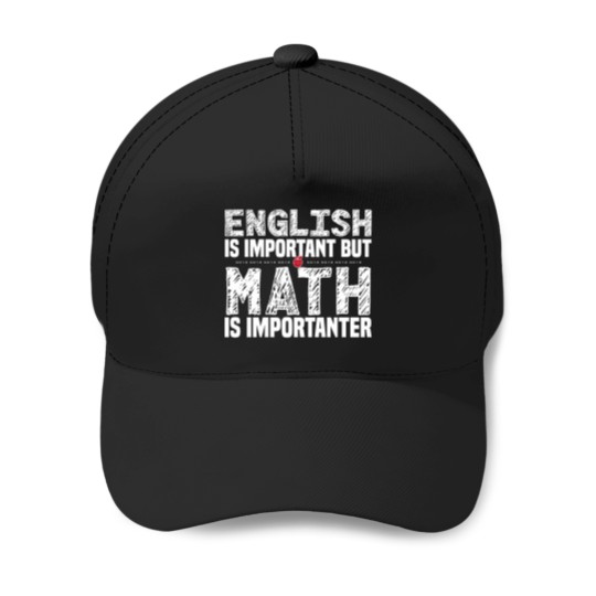 Discover English Math Teachers Students Gift Best Gift For Who Loves Math 2971 Baseball Caps