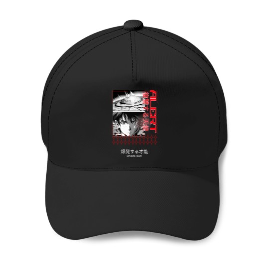 Discover aesthetics japaneses animes retro vintages exploding Baseball Caps