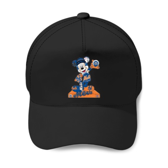 Discover NY Mets Mickeyy.png Baseball Caps