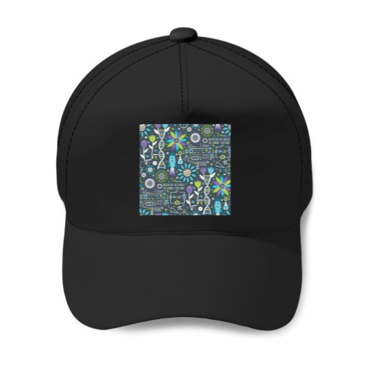 Discover Flowers And Stems 4119 Baseball Caps