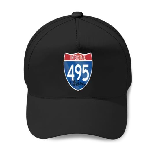 Discover 495 Sign Strong Long islands New York Interstate Long islands New York Raised Me Baseball Caps