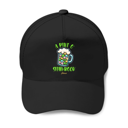 Discover A Pint of Shamrock Please Baseball Caps