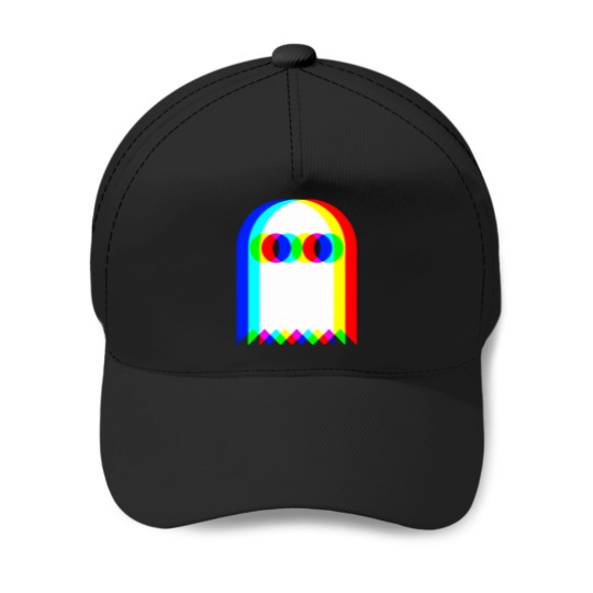 Discover Ghost Trippy Halloween Techno Rave Edm Music Party T-Shirt Regular Print Baseball Caps