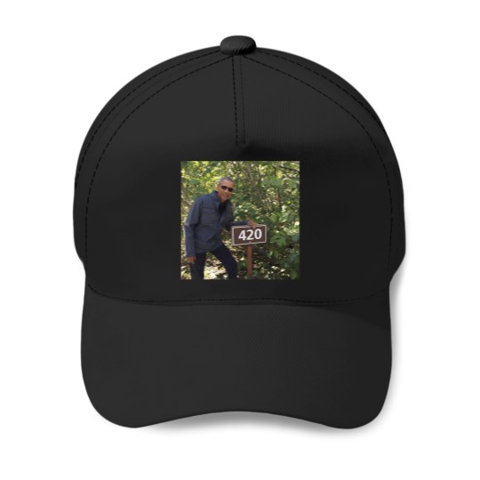 Discover 420-Obama-Print T-Shirt Baseball Caps