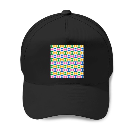 Discover Colorful Seamless Pattern Baseball Caps