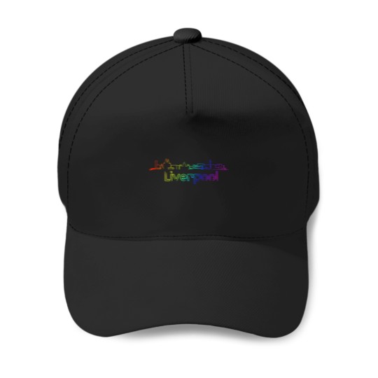 Discover Skyline Rainbow Waterfront Baseball Caps