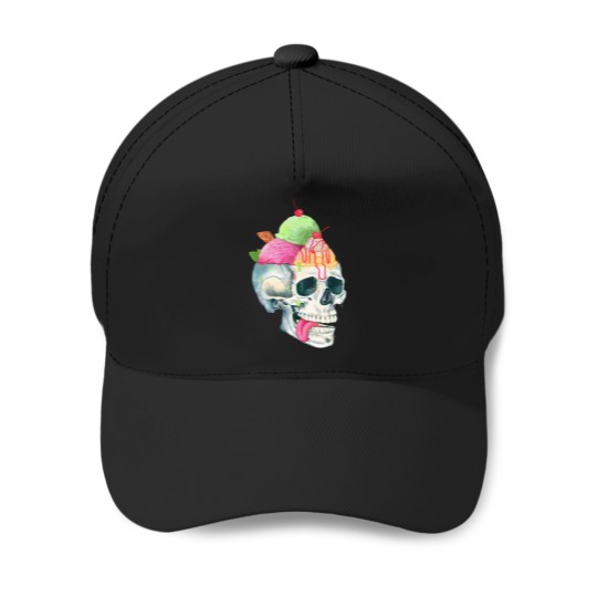 Discover Brain Freeze skeleton bike160png Baseball Caps