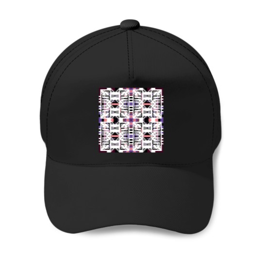 Discover The Modern Abstract Design In Fabric Seamless Pattern Baseball Caps
