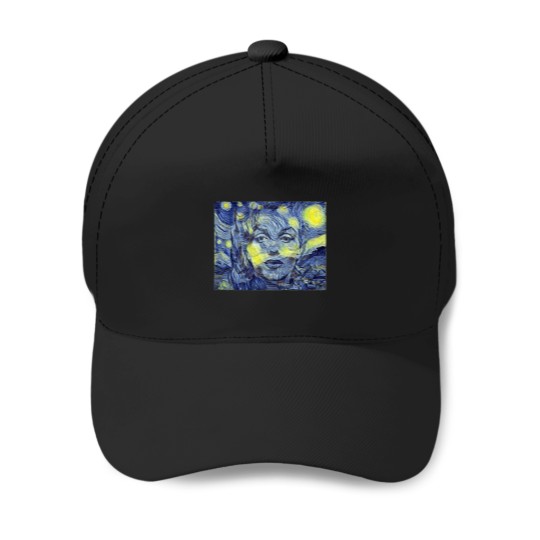 Discover Marilyn Monroe on a Starry Night  Modern Vintage Baseball Caps