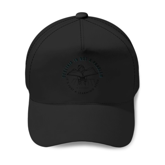 Discover World Dyslexia Aeness Day Clic 3 Baseball Caps
