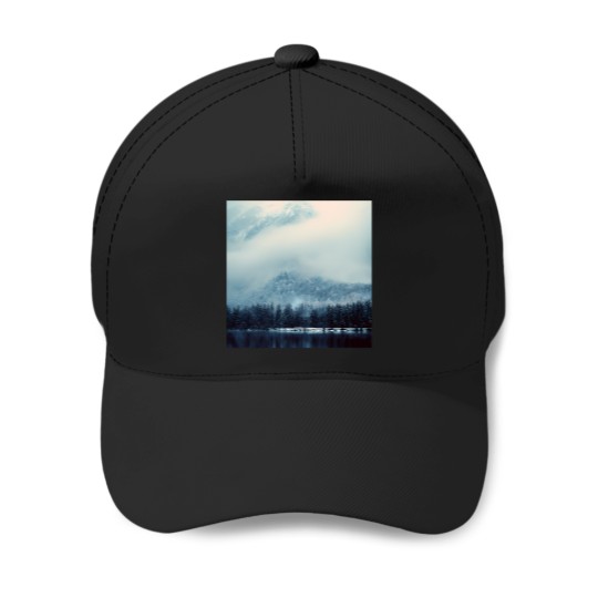 Discover Pine Trees And The Ocean Active T-Shirt 3405 Baseball Caps